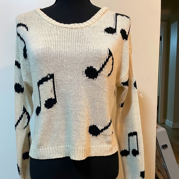 Music Note Sweater | Poshmark